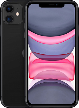 Смартфон Apple iPhone 11 Черный / 64 ГБ 
